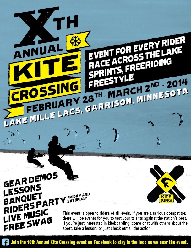 Tenth Annual Kite Crossing Event Feb 28-Mar 2, 2014